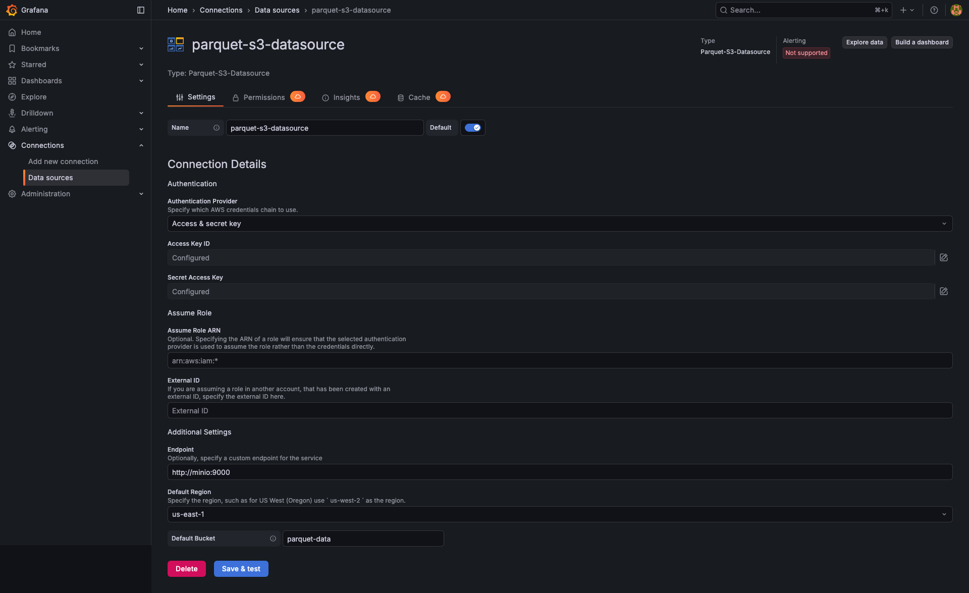 Datasource Configuration