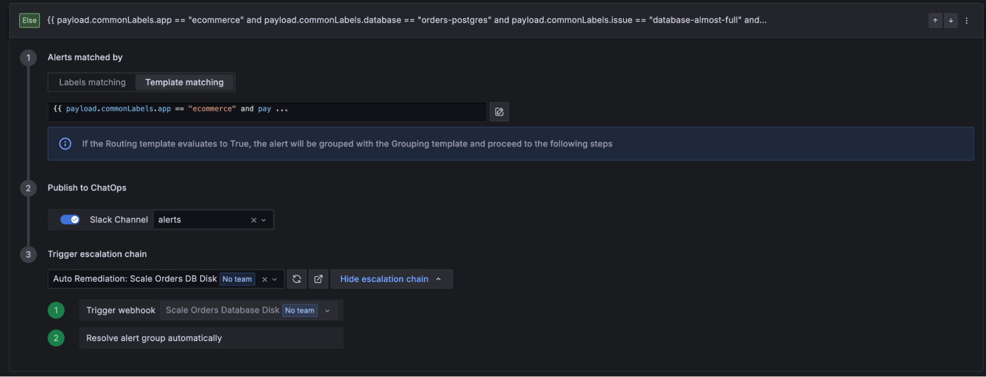 Adding Slack integration in the UI