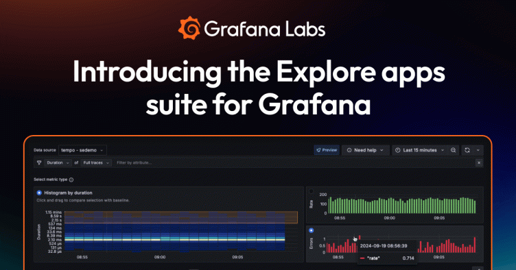 A queryless experience for exploring metrics, logs, traces, and profiles: Introducing the Explore apps suite for Grafana