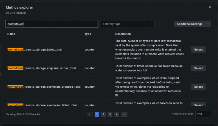 Build better PromQL queries with Grafana's metrics explorer