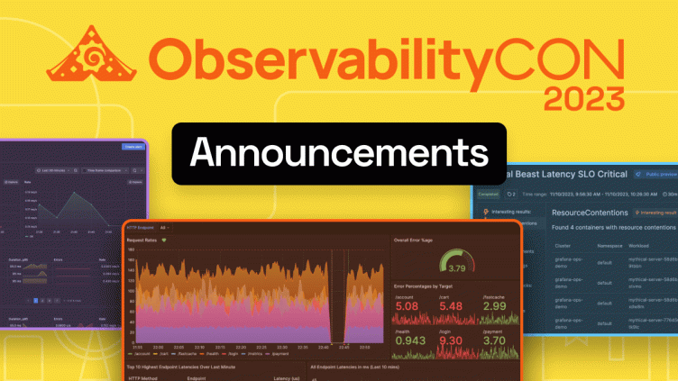 ObservabilityCON 2023: Major news announcements, product releases, and more!