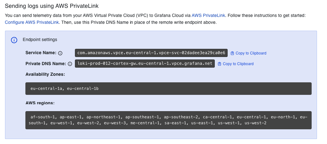 Check supported Availability Zones
