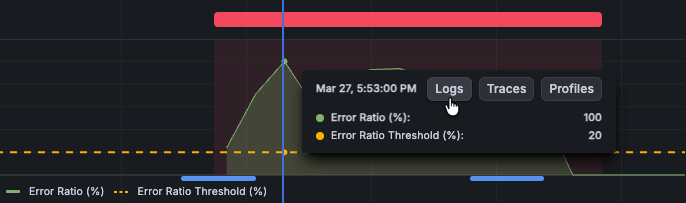 Navigate to logs
