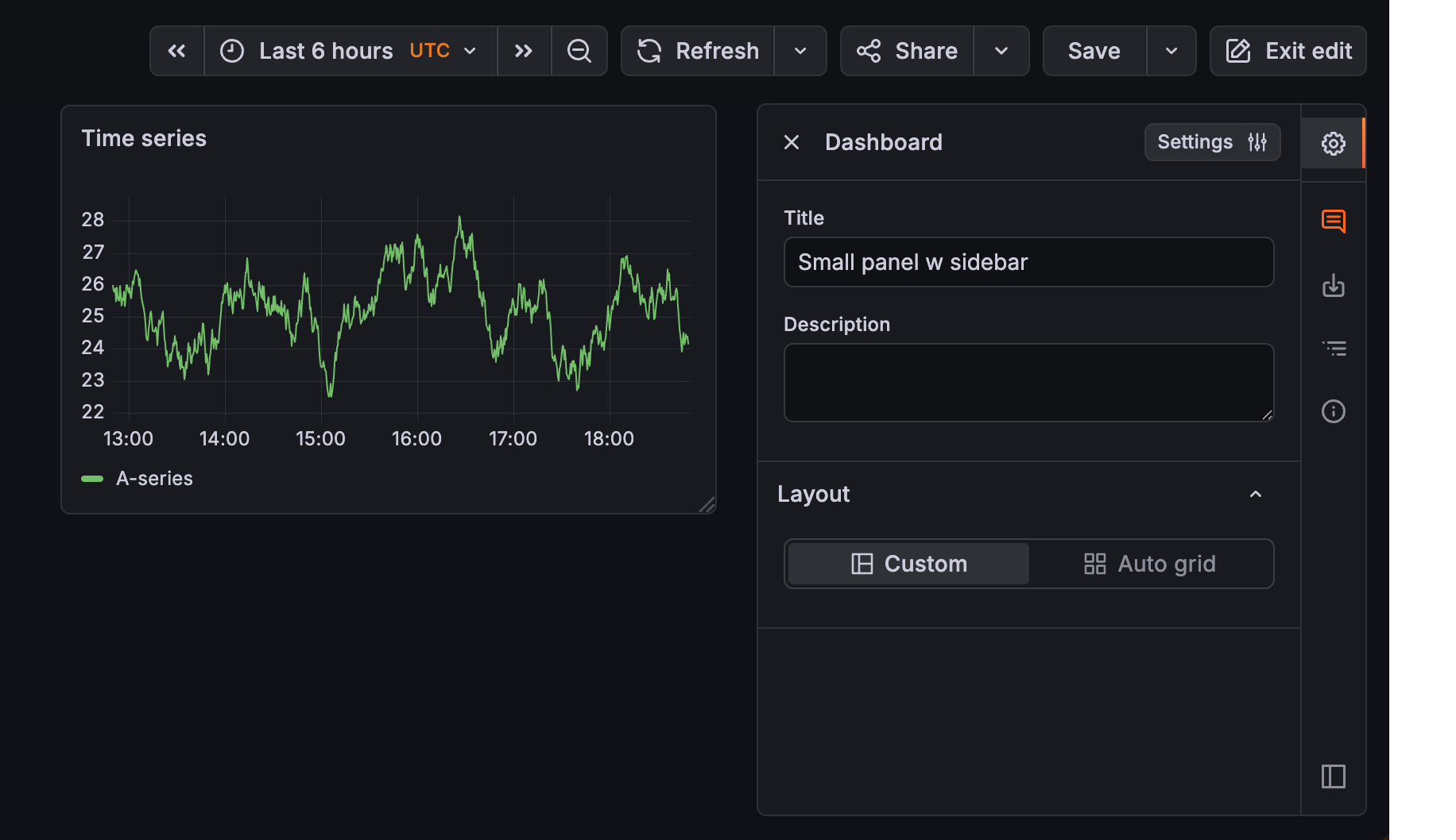 An annotated image of the edit pane and sidebar