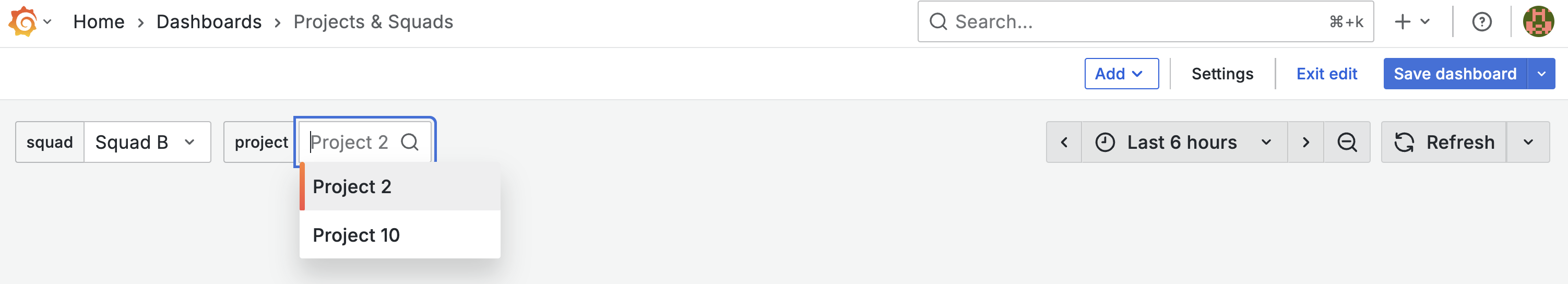 Create template variables with Google Sheets data source