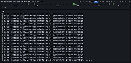 PgBouncer logs (continued)
