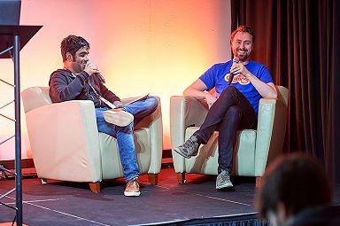 Raj Dutt and Torkel Ödegaard at GrafanaCON 2019