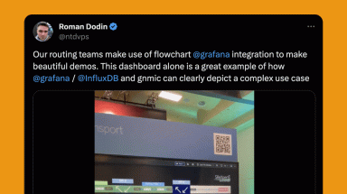 A beautiful dashboard made with Grafana and InfluxDB