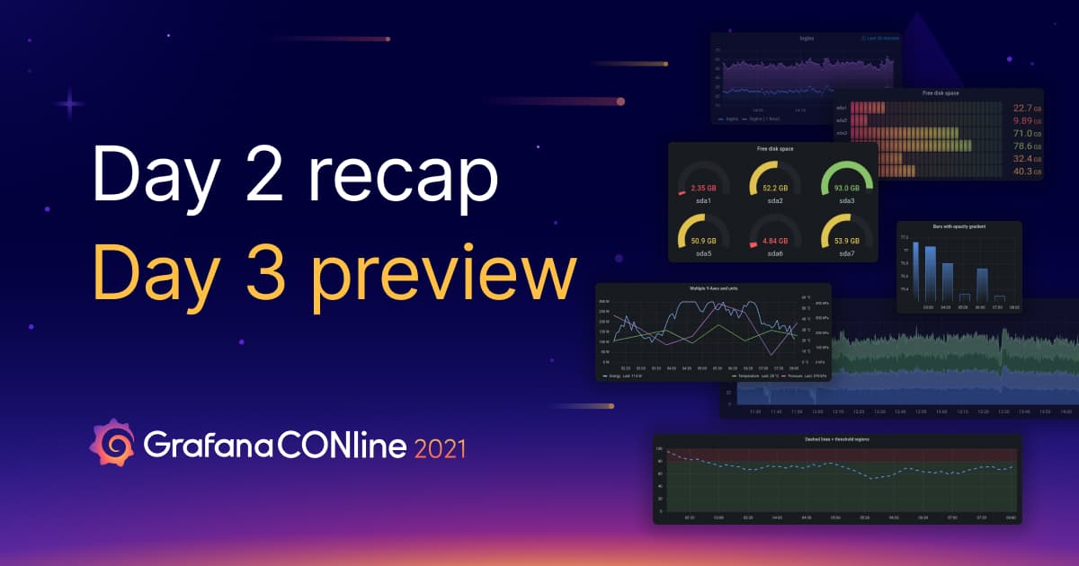 GrafanaCONline Day 2 recap: Grafana 8 deep dive, Prometheus innovation, a billion time series at Robinhood, and more
