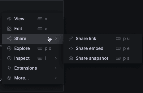 A screenshot of sharing options.