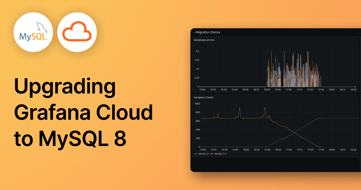 How we upgraded to MySQL 8 in Grafana Cloud