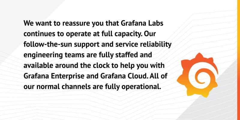 Letter to our customers: Grafana Labs and COVID-19