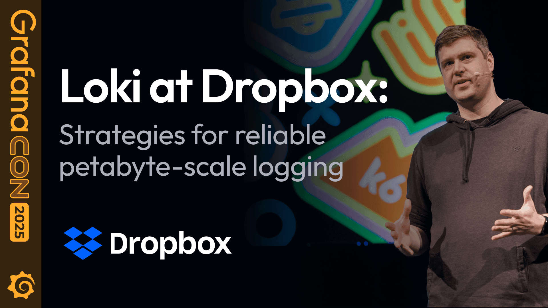 The session card for the Dropbox talk.