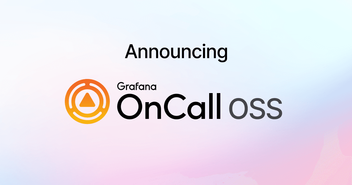 Image announcing Grafana OnCall OSS with logo