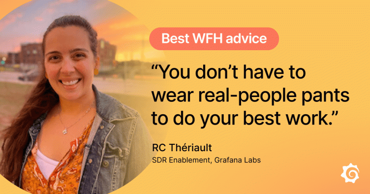 Meet the Grafana Labs team: RC Thériault hosts SDR enablement sessions — and improv classes