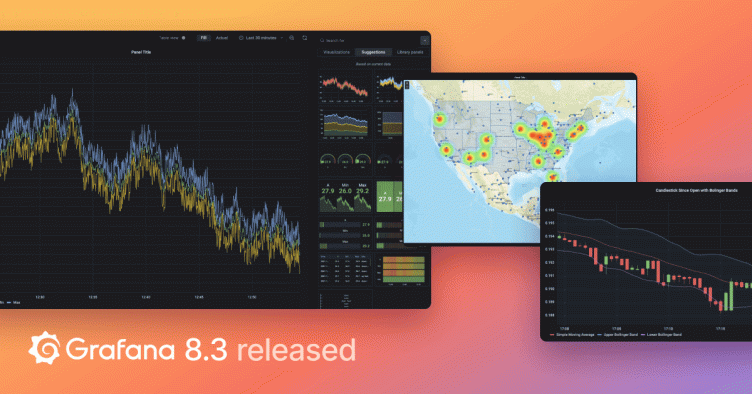 Grafana 8.3 released: Recorded queries, panel suggestions, new panels, added security, and more