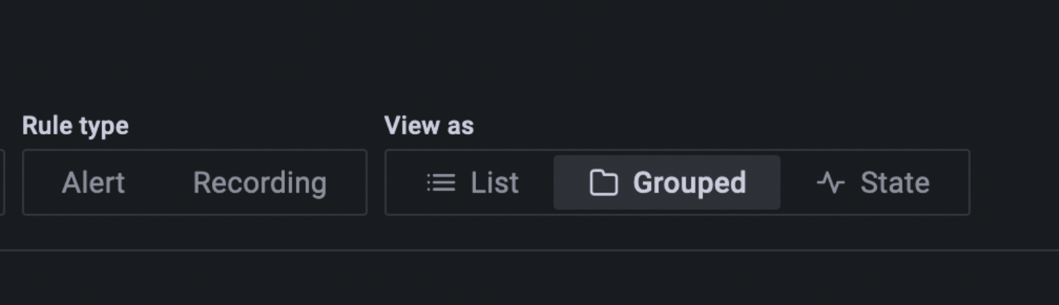 Rule group Rule group