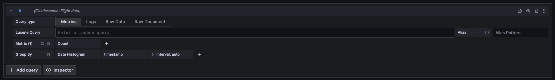 Elasticsearch query editor Elasticsearch query editor