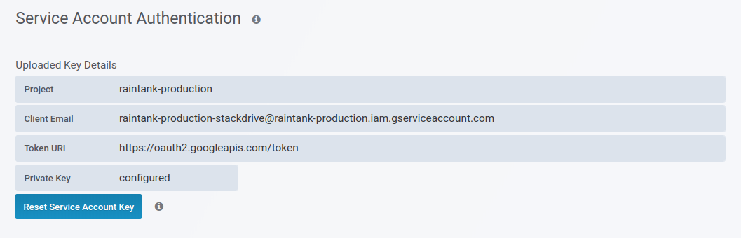 Service key file is uploaded to Grafana Service key file is uploaded to Grafana