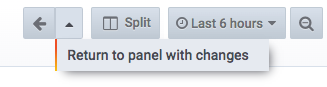 Screenshot of the expanded explore return dropdown Screenshot of the expanded explore return dropdown