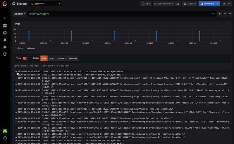Explore Log row details Explore Log row details
